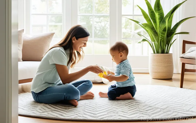 실내건축 실무에서의 안전 관리 - Prompt 1: A Safe and Healthy Family Living Room** 실내건축 실무에서의 안전 관리 - Prompt 1: A Safe and Healthy Family Living Room**