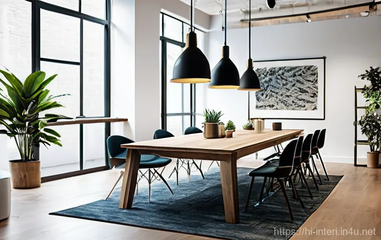 실내건축 실습에서 배우는 협업 스킬들 - Collaborative Interior Design Brainstorm Session**
**Prompt:** A diverse team of professional inter...
